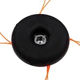 Anxingo 55-491 Trimmer Head for Uses, 095-Inch Pre-Cut Trimmer Line X4 Weed Warrior Trimmer Head Whacker Commercial (Thread Size: 10mm X 1.25)