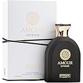 INTENSE ELITE Amour Intense Long Lasting Perfume For Women And Men 100ML (3.4Oz) Eau De Parfum With Pimento, Rose & Saffron Notes Unisex Perfume Ideal for Any Occasion