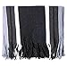 Mens Winter Chunky Knit Cashmere Scarf, Classic Shawl Warm Long Fringe Striped Tassel Scarves ?- ¡­