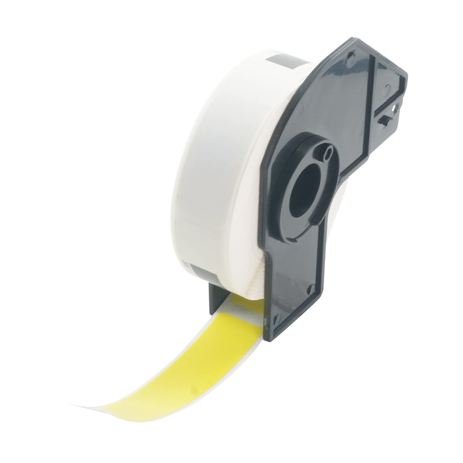 BETCKEY - 300 Yellow Labels Replacement for Brother DK-11203, 17mm x 87mm File Folder Labels Compatible with Brother QL Label Printers