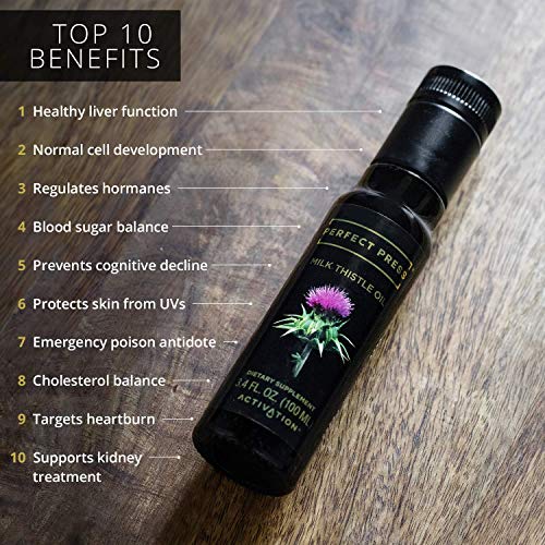 Perfect Press NonGMO Milk Thistle Oil Milk Thistle Extract Benefits