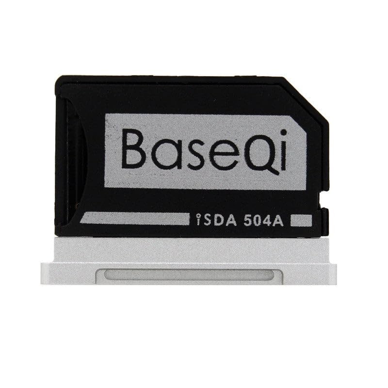 BASEQI FBA_iSDA504ASV aluminum microSD Adapter works with MacBook Pro 15" Retina (Late 2013 onwards)