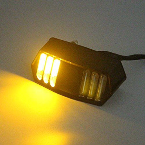 E-Bro Motorcycle LED Turn Signal Tail Light Brake Stop Running Indicator Integrated Signal Lights for Honda MSX125/SF GROM CBR650F CTX700 CTX700N