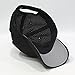 Plain Pro Mesh Low Profile Baseball Cap with Adjustable Velcro (Varied Colors) (Black)