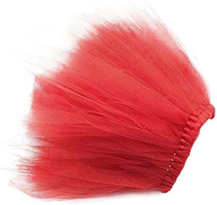 Zadaro Pet Dog Cat Puppy Princess Tutu Dress Party Skirts Clothes Costume Apparel (Red, S)