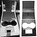 DKIIGAME Tesla Model 3 Center Console Wrap Kit,Carbon Fiber Style Panel for Tesla Model 3 Console Protector Accessories (Carbon Fiber Style)