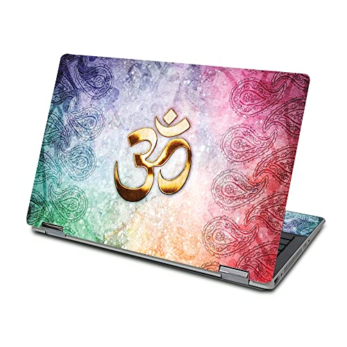 MightySkins Skin for HP Pavilion X360 15" (2019) - Rainbow Ohm | Protective, Du…