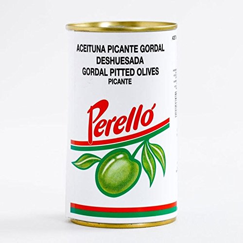 Perello Gordal Pitted Green Olives Picante, 350g Amazon.co.uk Grocery