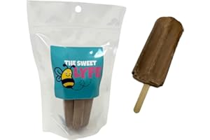 The Sweet Lyfe Freeze Dried Chocolate Fudge Ice Cream Bars, 3 Count