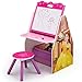Delta Children Activity Center with Easel Desk, Stool and Toy Organizer, Disney Princess