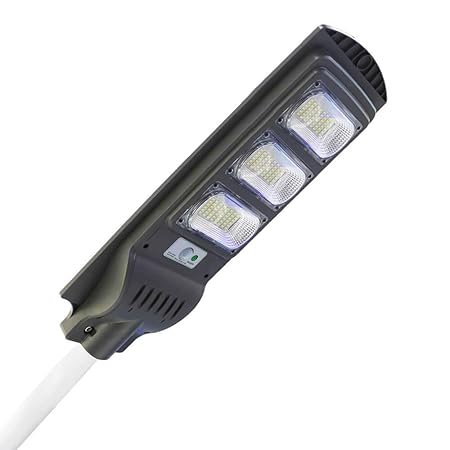 DMak 60 Watt Waterproof Solar Led Street Light with Integrated Solar Panel for Outdoor Purposes