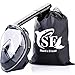 Face Snorkel Mask - Scuba Diving Full Face Mask - Underwater Breathing Snorkeling Masks - Full-face Swim Mask Adult - 180 Panoramic Full View - Sea Ocean Dive Mask Kids - Dry Top Fullface Snorkle Mask