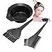 Pride 4pcs. Hair Dye Set Kit Black Salon Hair Coloring Dyeing Kit Brush Comb Bowl Hair Tint Mixing Bowl DIY Hair Set