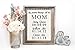 Mother's Day Gift, My Greatest Blessings Call Me Mom, Customized Burlap Print