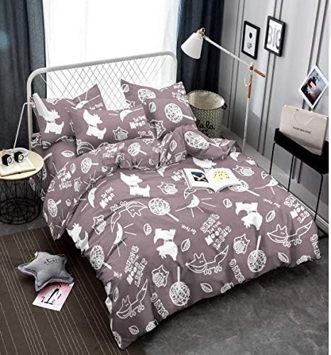 Homescape Superior 160 TC 100% Fine Cotton Double Bedsheet with 2 Pillow Covers(90x100 inches) (Light Coffee)