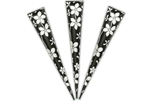 Decent 100% Natural Ready to Use henna Paste Hair Color, Hair Dye Cones (Reddish Brown, Pack of 3)