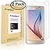 [2 Pack] iVoler [Tempered Glass] Screen Protector for Samsung Galaxy S6, [0.2mm Ultra Thin 9H Hardness 2.5D Round Edge