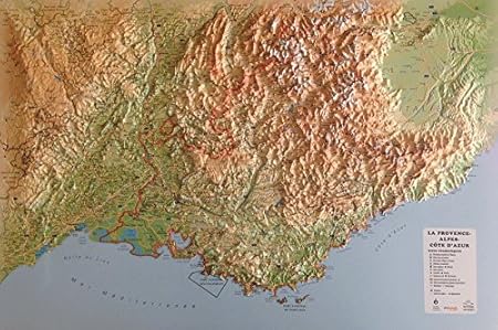 3dmap Carte En Relief De Paca 3d Map Amazon Fr Fournitures De Bureau
