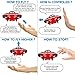 2 Pack Mini Drone for Kids Beginner Hand Controlled,UFO Flying Ball Toys with 360° Rotating and LED Lights,Quadcopter Drone Toy for Kids Birthday Party Favors Indoor Outdoor,RC Helicopter Kids Gift