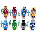 MINI ACTION FIGURE PIXELATED SUPERHERO