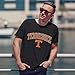 Campus Colors NCAA Adult Gameday Cotton T-Shirt - Premium Quality - Semi-Fitted Style - Officially Licensed Product (Tennessee Volunteers - Black, Medium)