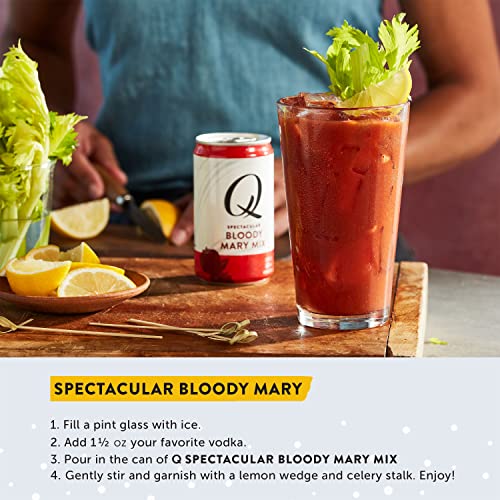 Q Spectacular Bloody Mary Mix, Premium Mixers, Real Ingredients & Less