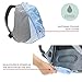 XDDesign Bobby Compact Anti-Theft Laptop USB Backpack Pastel Blue (Unisex Bag)