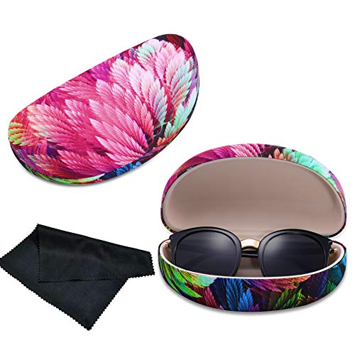 Extra Large Sunglasses Case Hard Shell Light Weight With Cloth Unisex