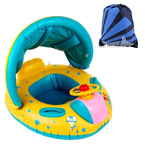 Baby Child Toddler Swimming Ring Pool Float Seat Boat Swim Bath Ring