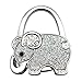 Grtdrm ZoCr Elephant Style Premium Foldable Handbag Bag Purse Hanger Table Hook Holder (Silver)