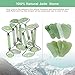 Jade Roller - TURATA Face and Gua Sha Scrap Massage Tool Set For Anti Aging & Wrinkle, Facial Eye Neck Beauty Slimming Massager Therapy Skin Rejuvenate, 100% Natural Facial Jade Stone