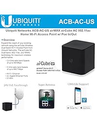 Ubiquiti Networks aircube acb ac Airmax 802.11 ac doble correa casa punto de acceso WiFi POE 24 V in out