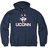 University of Connecticut Official Distressed Primary Logo Unisex Adult Pull-Over Hoodie