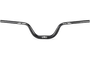 GEWAGE 31.8 Bike Handlebar - 25mm, 55mm, 70mm, 90mm,120mm Riser Handlebar - 780mm Aluminium Alloy Mountain Bike Bicycle Handlebars (31.8-120mm Rise)