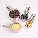 SilverOnyx Measuring Cups Stainless Steel - Premium Heavy Duty - Stackable, 4 Piece Measuring Spoons, Perfect for Cooking, in 1, 1/2, 1/4, 1/8 cup to ml - Set of 4