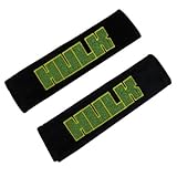 Two Officially Licensed Marvel Seat Belt Pads - The Incredible Hulk
