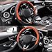 COFIT Crystal Steering Wheel Cover, Diamond Like, Microfiber Leather, Fashionable, Universal M 14 1/2-15 1/3 Inch