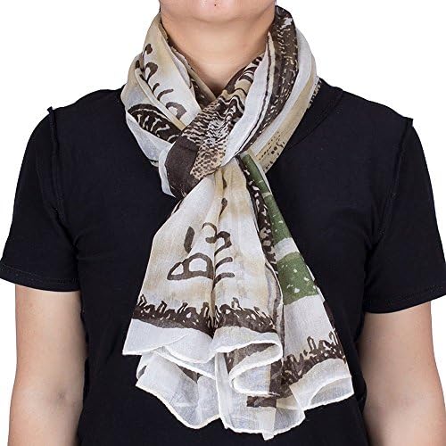 Novelty US 100 Dollar Bill Print Fashion Scarf for Women
