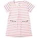 Ephex Little Big Girls Crewneck Stripe Short Sleeve Cotton Dress 2-8T