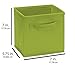 Closetmaid 1540 Cubeicals Mini Fabric Drawers, Spring Green, 2 Pack