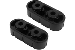 2PCS Rubber Exhaust Hangers,OEM#25956663,15740212 Muffler Hanger Insulator for Noise Reduction,Heavy Duty Exhaust Bracket Rep