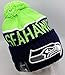 New Era Knit Seattle Seahawks Blue On Field Sideline Winter Stocking Beanie Pom Hat Cap 2015