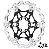 D Dymoece Bicycle Floating Disc Brake Rotor with 6 Bolts for MTB Mountain Road Bike