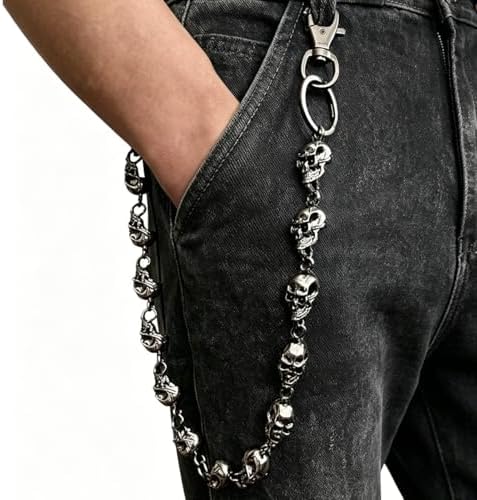 Amazon.com: KIMTUR Men's Wallet Chain 34'' Heavy Biker Trucker