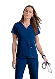 Grey's Anatomy Womens Scrubs, Indigo 3x
