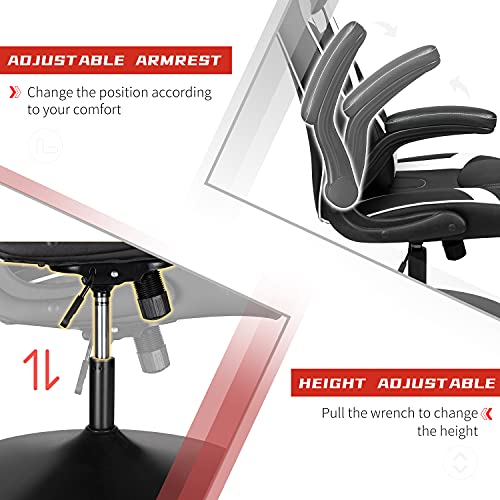 Homall Rocking Gaming Chair Racing Computer Game Chair Swivel High Back