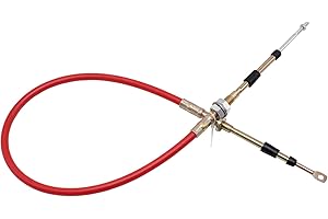 1 PC 4 Ft. Length Shifter Cable Eyelet Threaded Morse Style Fits For B&M