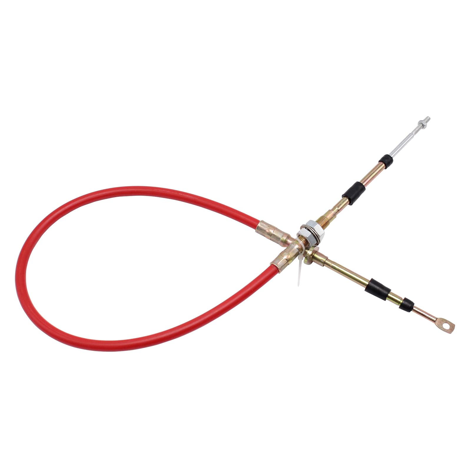 Photo 1 of 1 PC 4 Ft. Length Shifter Cable Eyelet Threaded Morse Style Fits For B&M