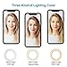 DCLYSI 6.3” LED Selfie Ring Light with Tripod Stand for YouTube Video Shooting and Makeup,Mini LED Camera Light with Cell Phone Holder Desktop Lamp with 3 Light Modes & 11 Brightness Level