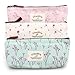 NiceWave Countryside Flower Floral Pencil Pen Case Cosmetic Makeup Bag Set of 3